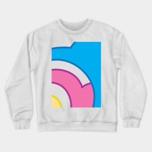 Freehand Abstract Design Crewneck Sweatshirt